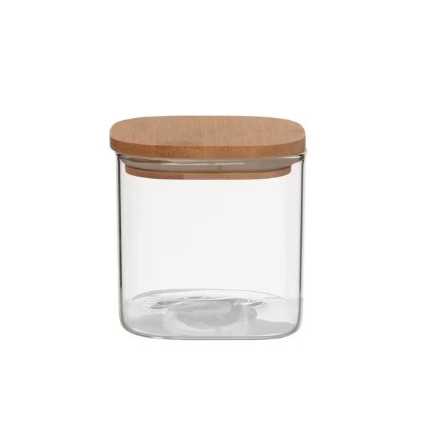 Porta Mantimentos Quadrado Em Vidro Borossilicato Mimo Style650ml