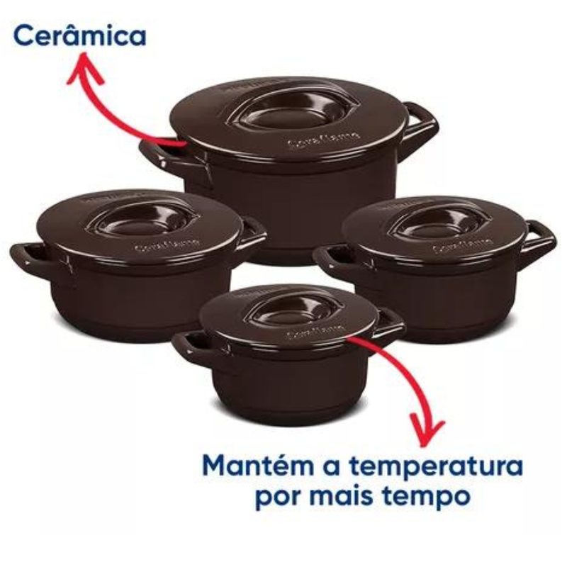 Jogo De Panelas Duo+ Ceraflame | Mundo Za
