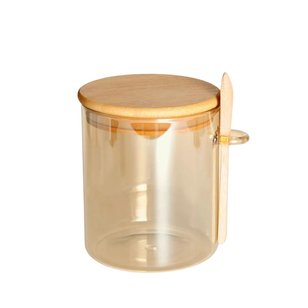 Porta Mantimentos Em Vidro Borossilicato Âmbar Dynasty700ml