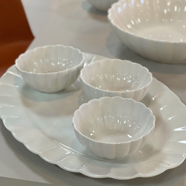 Travessa Oval Em Porcelana Flora Oxford Mundo Za